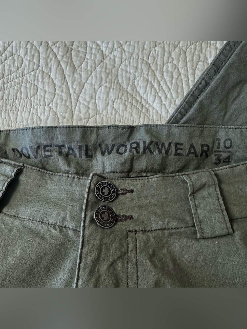 Dovetail Workwear Day Construct Ripstop Pants Women’s 10 Inseam 34 - Picture 2 of 11